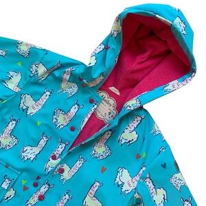 Hatley Girls’ Llama Raincoat size 4